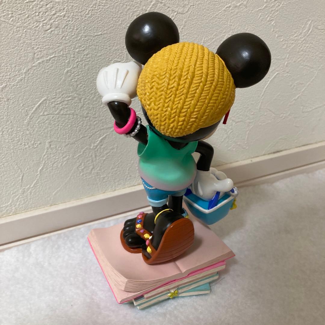 未使用品希少ディズニーミニー ・マウス サマー・ビーチスタイル フィギュア