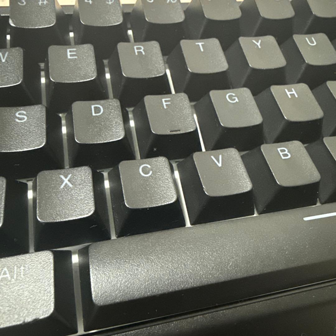 wooting 60he+ ゲーミングキーボード + キーキャップ + ケーブル