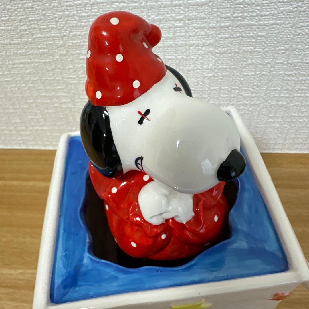 スヌーピー schmid オルゴール　ピエロ　snoopy peanuts