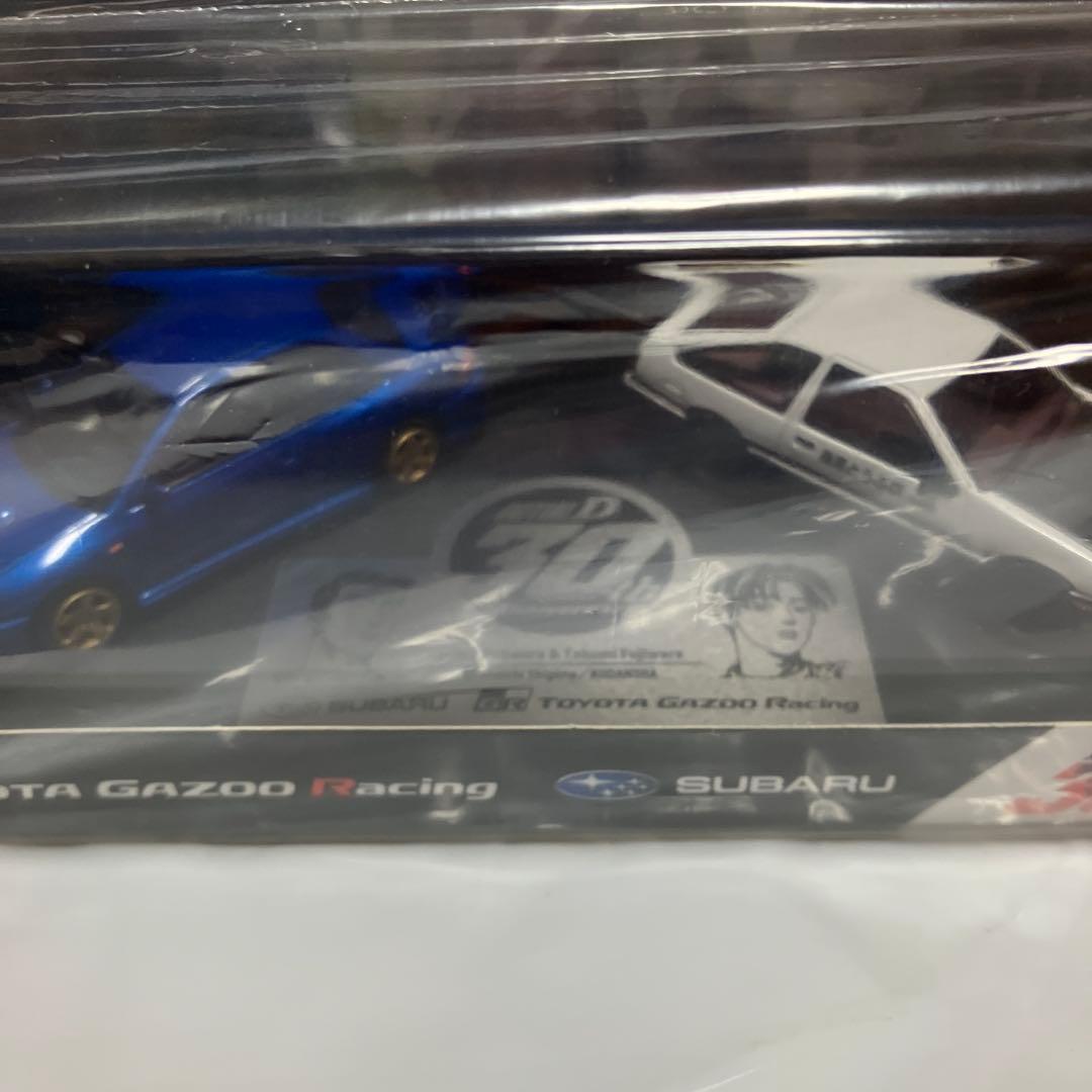 ★新品・未開封　頭文字D 30th AE86 & WRX ミニカー　★即日配送