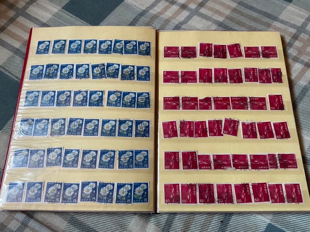 使用済み切手／日本国内の切手　アルバムにビッシリシリーズ第3弾【昭和レトロ】。