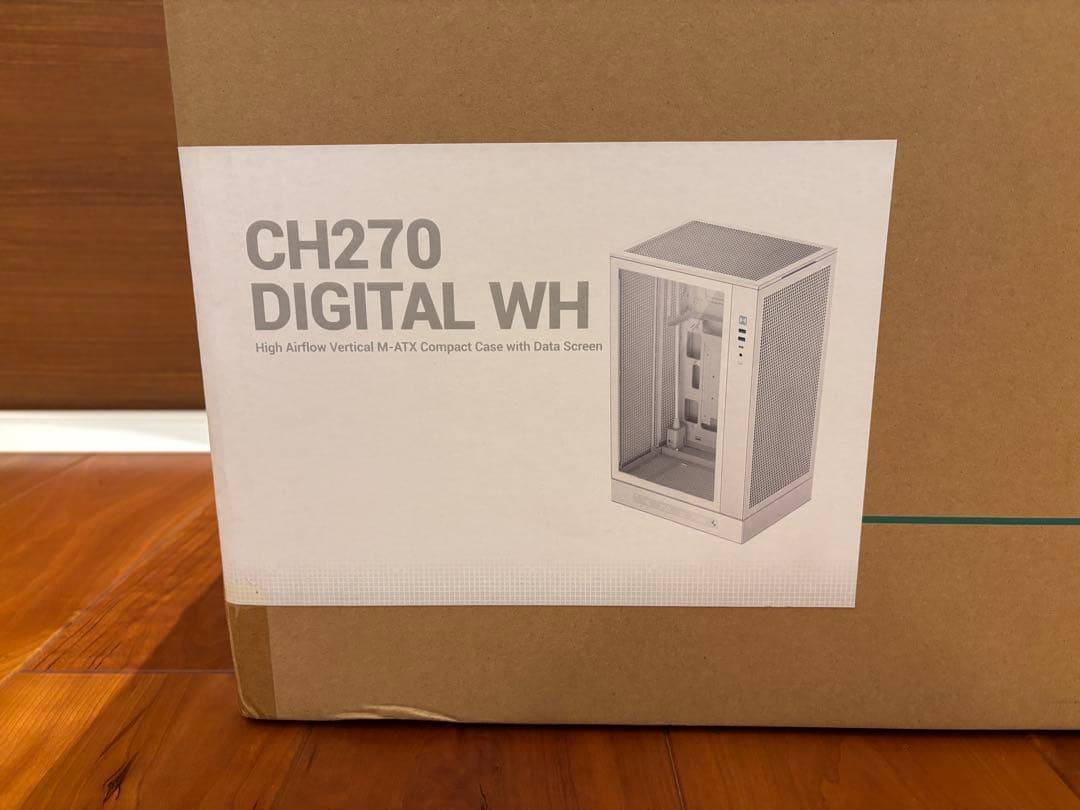 deepcool CH270 DIGITAL WH MicroATXケース