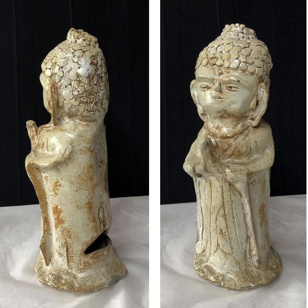 w099 陶器 仏像 仏様 お地蔵様 観音様 大仏様 地蔵菩薩 置物