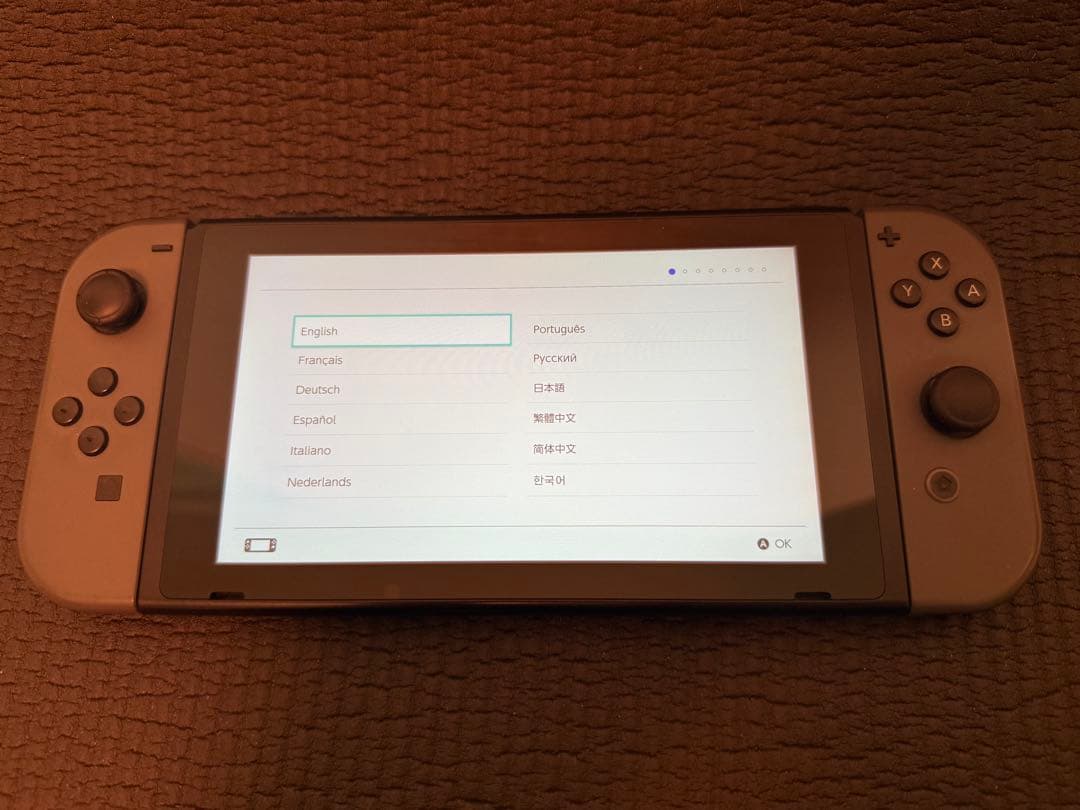 ゆっちゃん　Nintendo Switch本体グレー Joy-Con