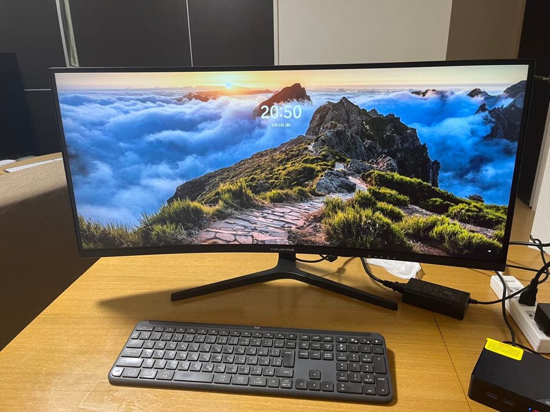 34インチゲーミングモニター 曲面ウルトラワイド 大画面