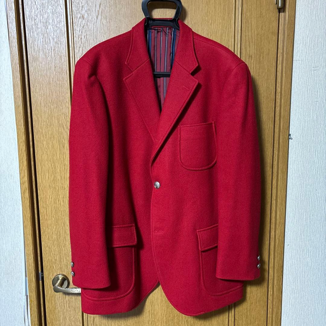 ヴァンヂャケットウール系シングルブレストジャケット