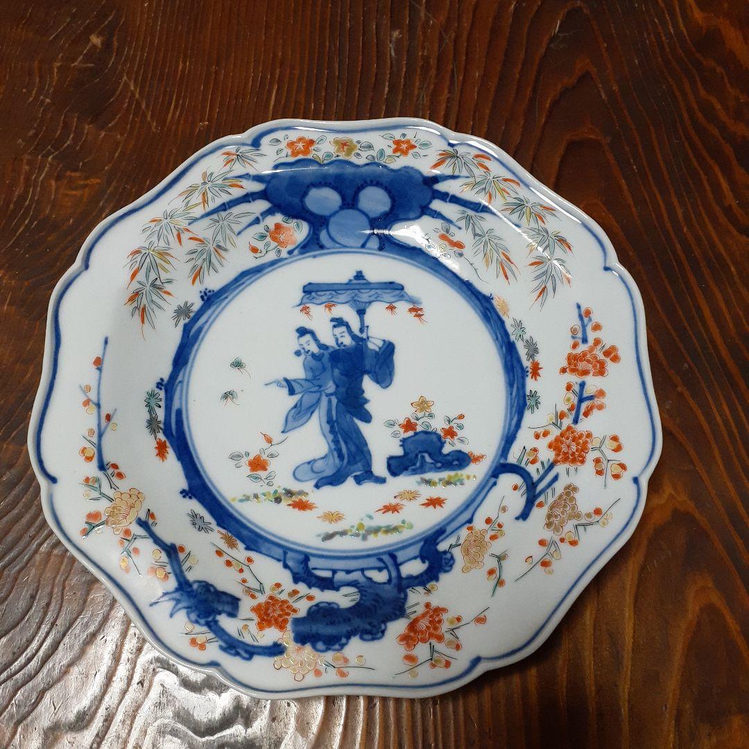 濁手酒井田柿右衛門様式人物文皿