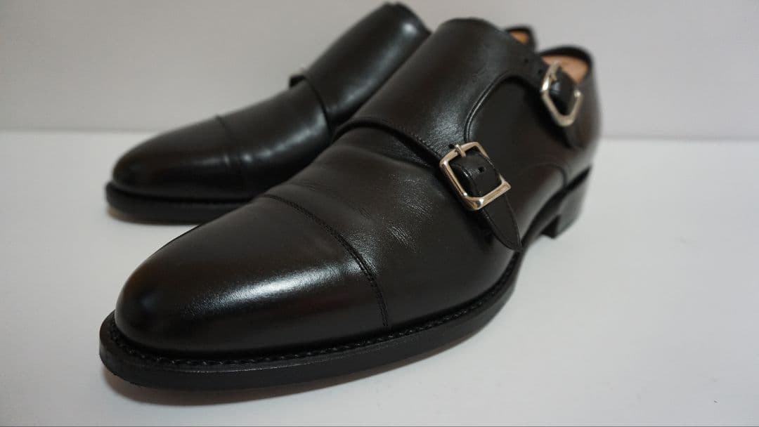 【値下げ不可】トレーディングポスト　ダブルモンク T606　撥水レザー