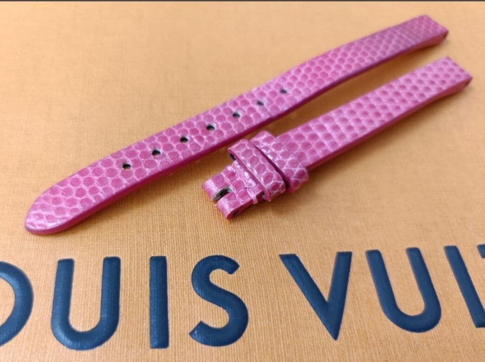 LOUIS VUITTON タンブール　ビジュ　純正ストラップ　リザード　ピンク