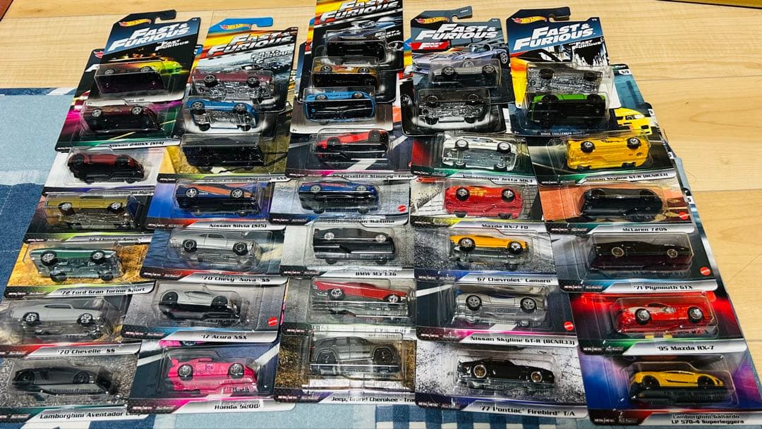 ホットウィール ワイルドスピード　ベーシック&プレミアムセット