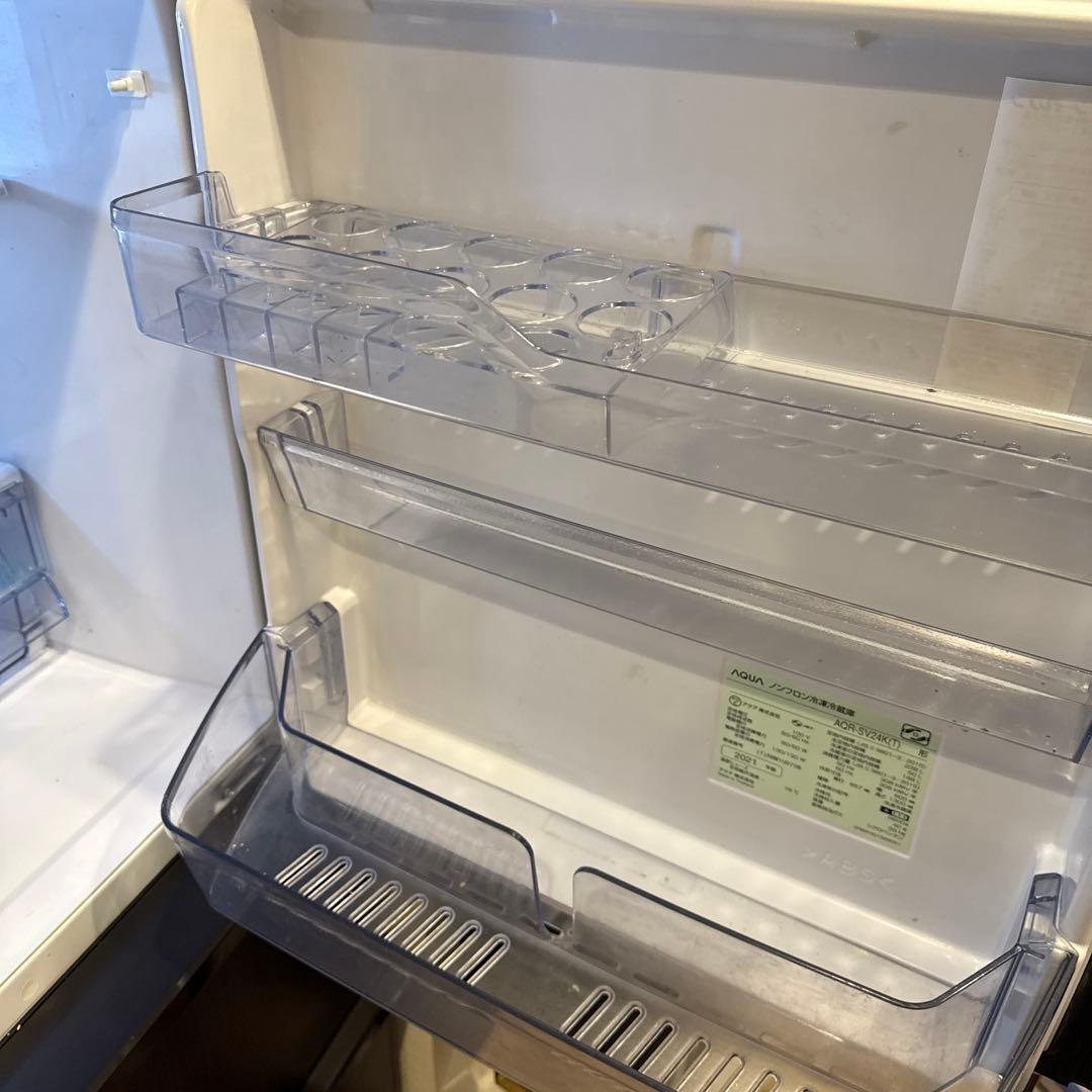 冷蔵庫　aqrsv24k 2021年製造