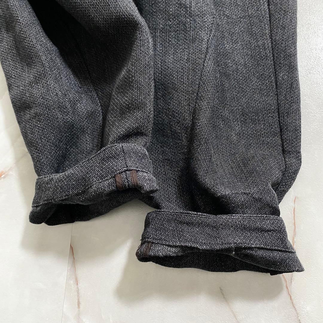 A16236 美品 DEVOA リネン和紙　バルーンパンツ　グレー　3