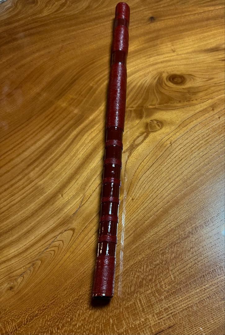 龍笛 竹製 朱塗り 雅楽 神楽