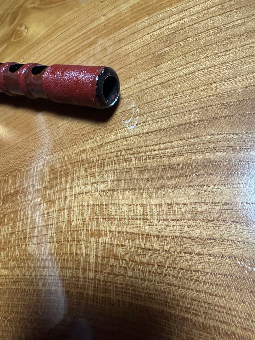 龍笛 竹製 朱塗り 雅楽 神楽