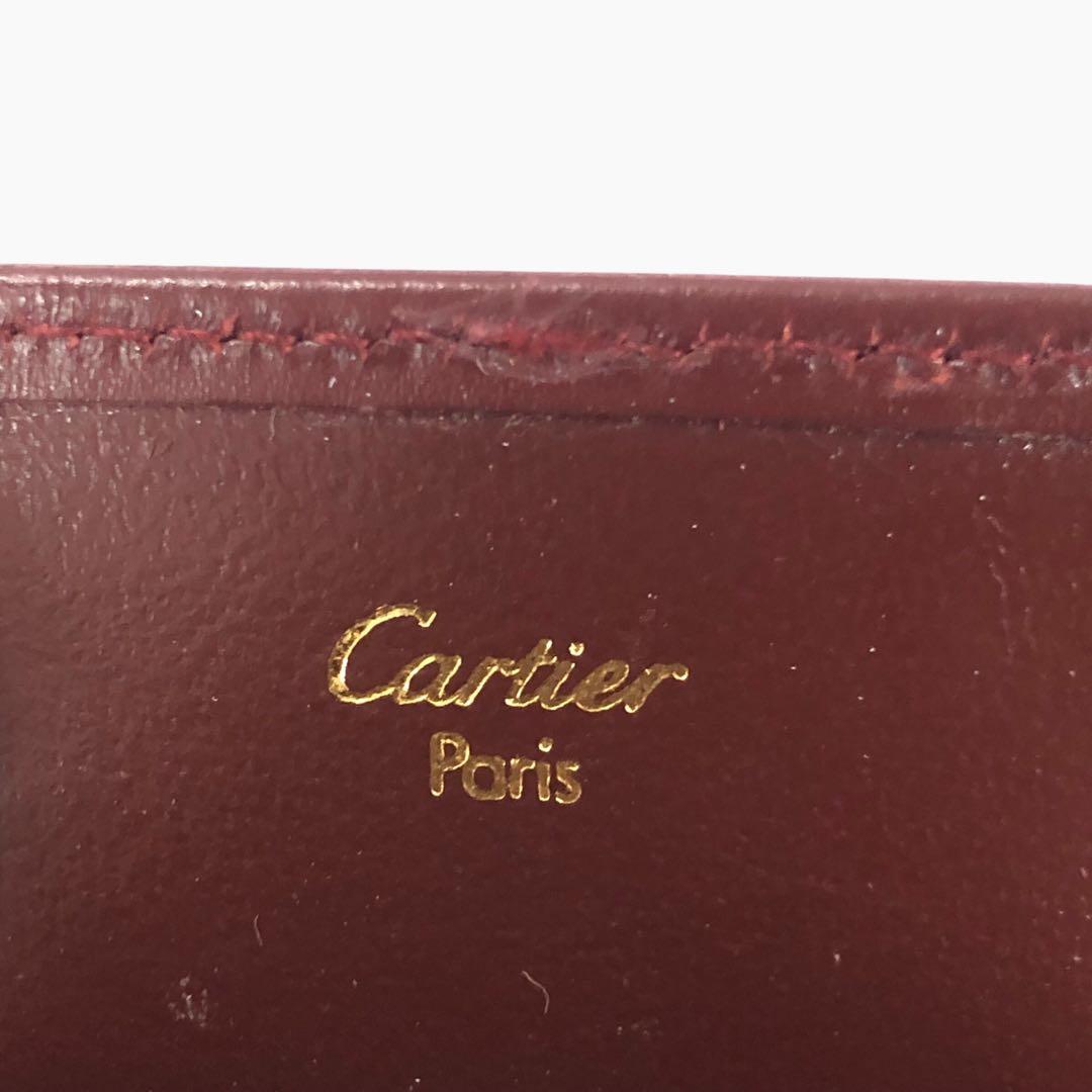 Cartier カルティエ マスト カーフレザー タバコケース シガレットケース