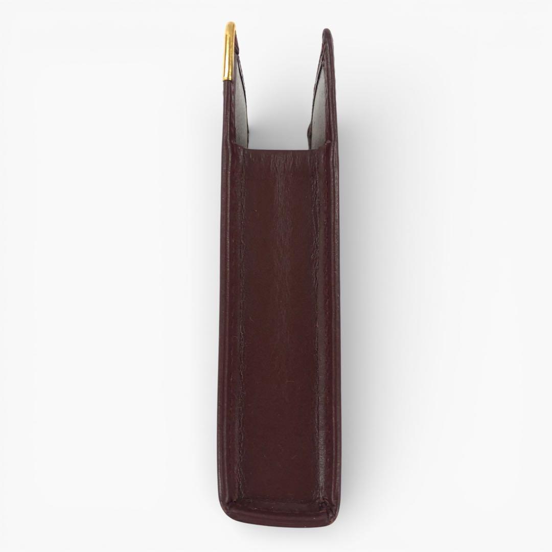 Cartier カルティエ マスト カーフレザー タバコケース シガレットケース