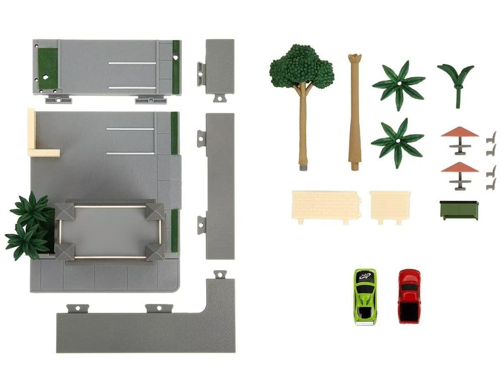 ワイルドスピードナノスケール - ドムトレット マーケット & カフェ・シーン