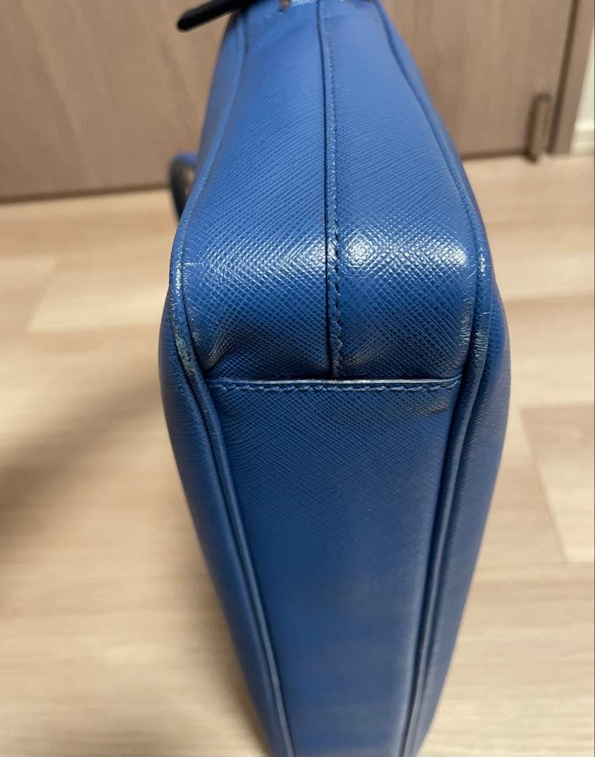 PRADA ビジネスバッグ 青
