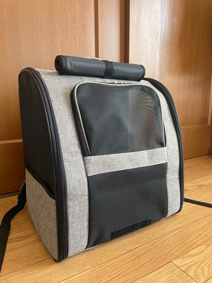 ペット　リュック　キャリー　バッグ　折りたたみ　ポケット付き　大きい