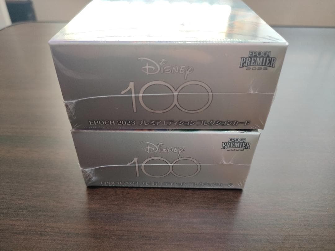 【未開封】Disney創立100周年　EPOCH コレクションカード　2BOX