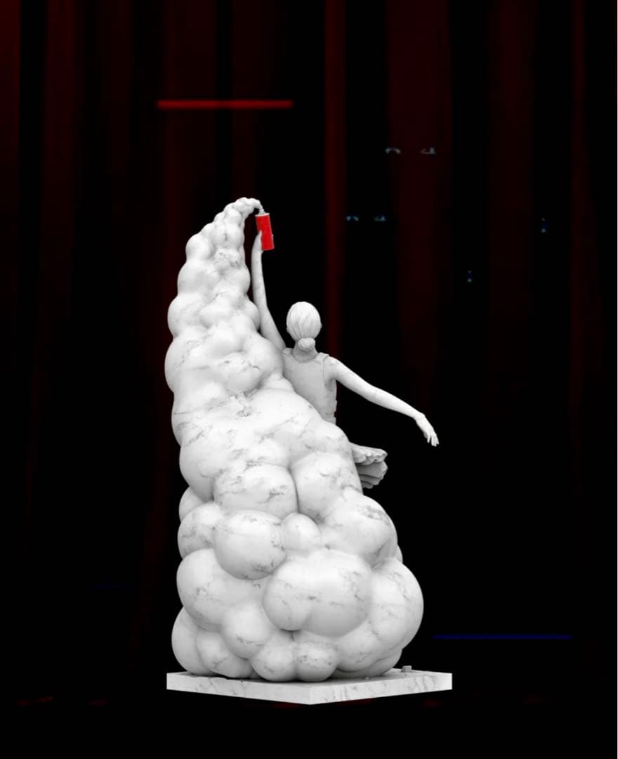 Mighty Jaxx アベル・オクトヴァン「反逆 の美しさ」アートフィギュア