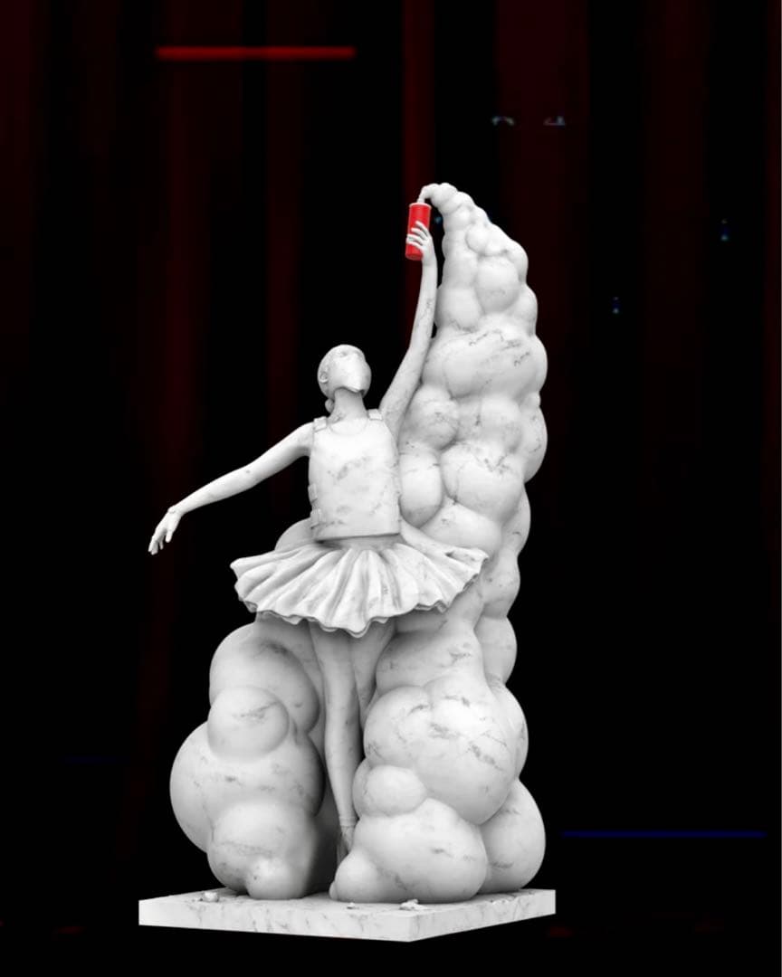 Mighty Jaxx アベル・オクトヴァン「反逆 の美しさ」アートフィギュア