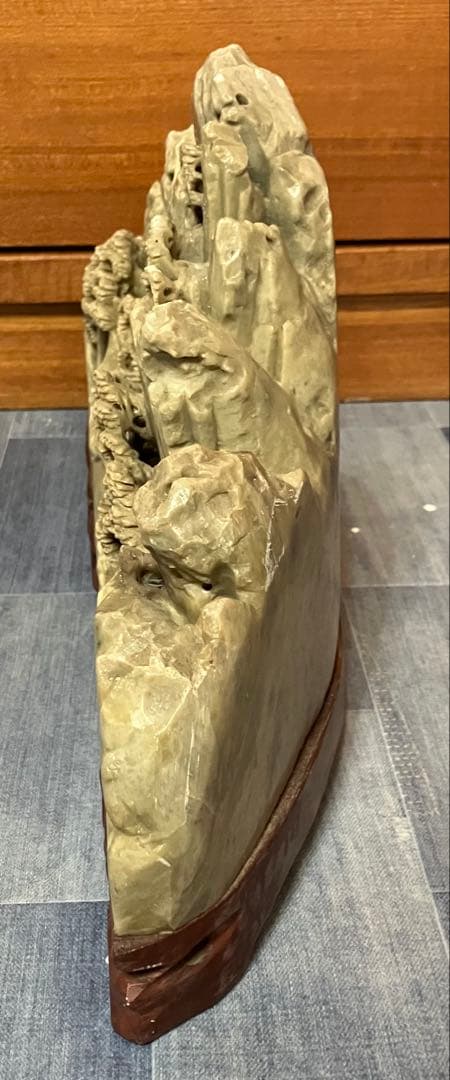 N3578 中国 寿山石 彫刻 置物