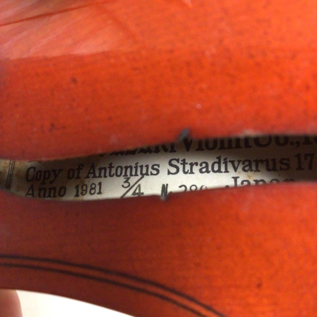 Suzuki Pirastro Chromstahl バイオリン 本体