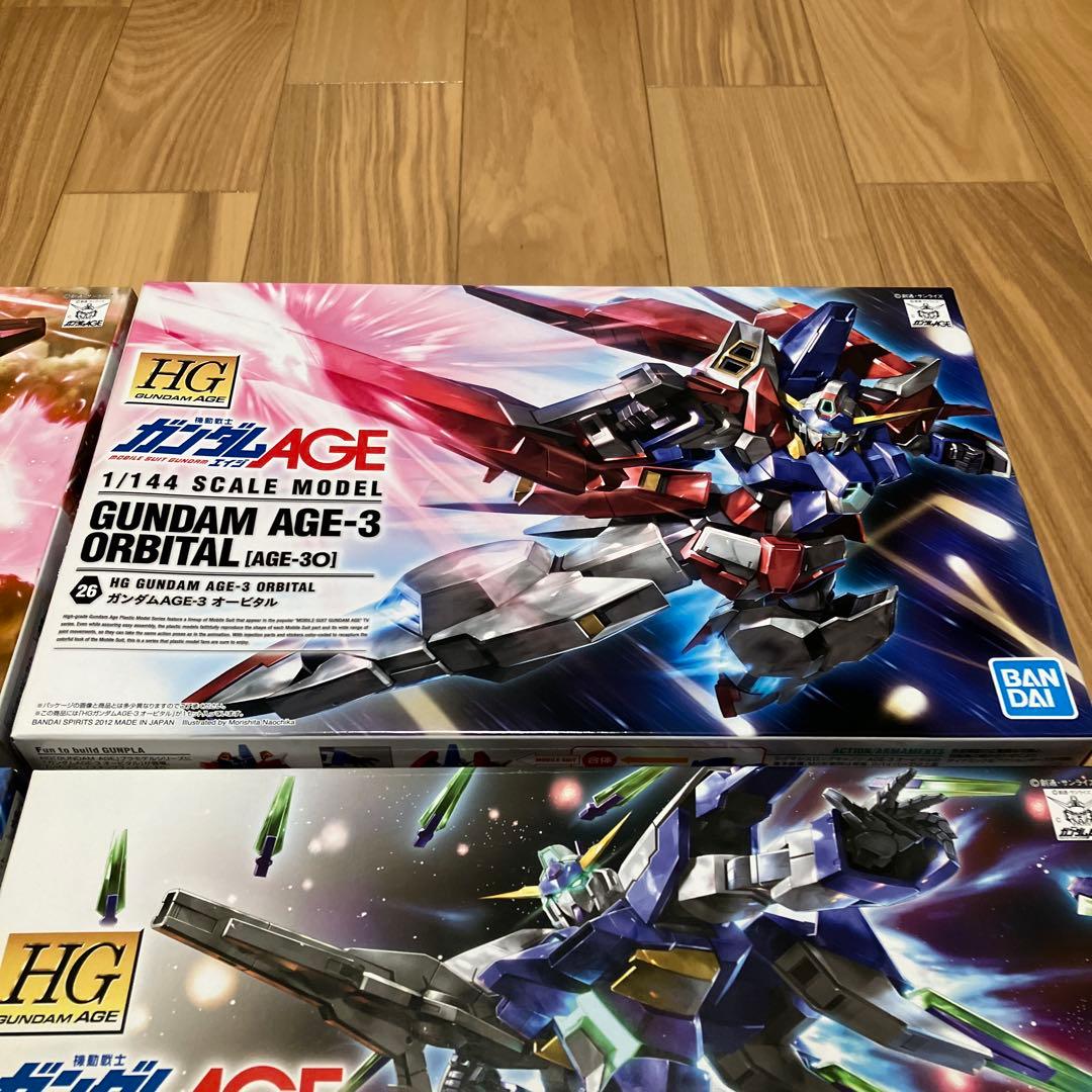 HGガンダムAGE-1 2 3 フォートレス オービタル FX ダークハウンド