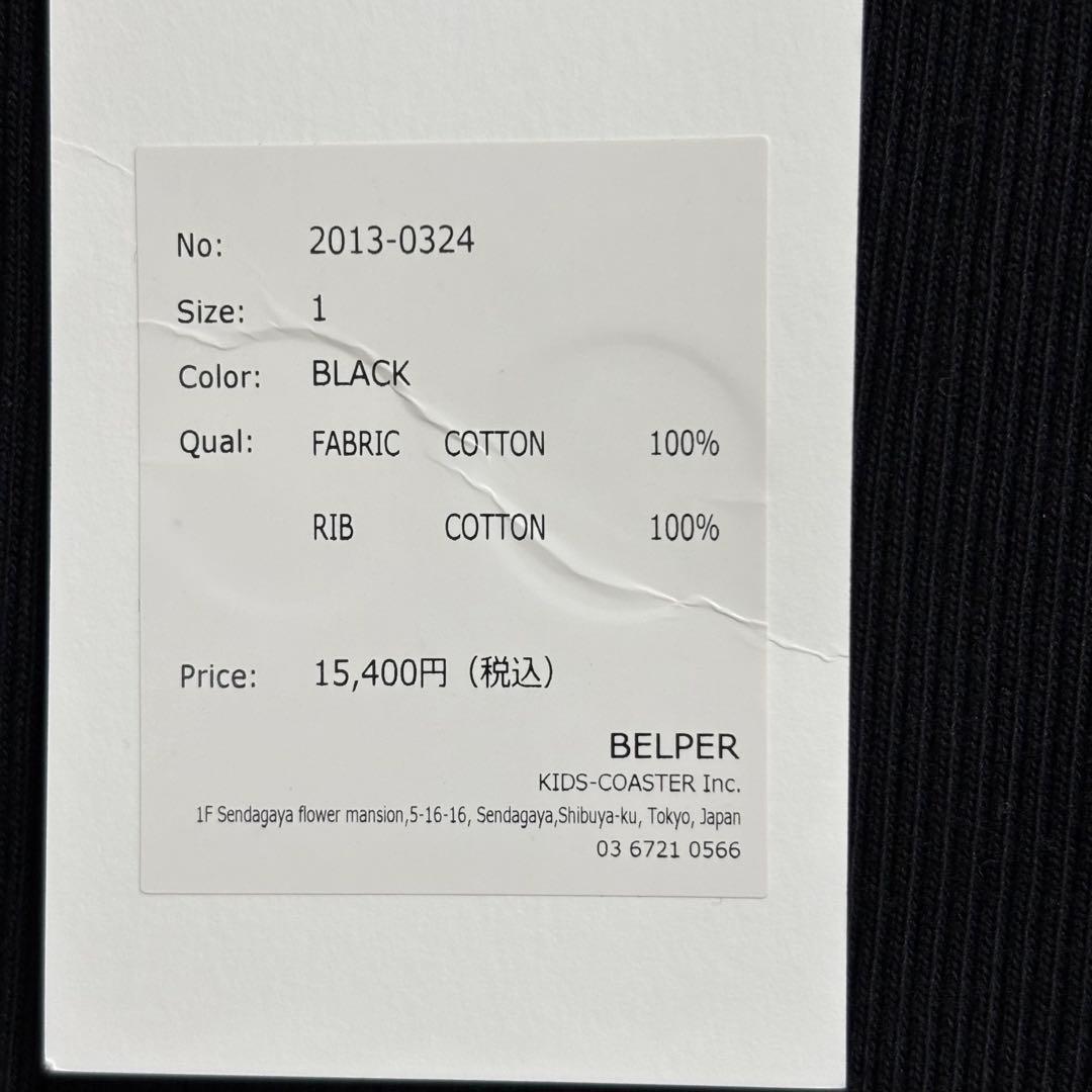 BELPER ブラック タンクトップ 新品タグ付き