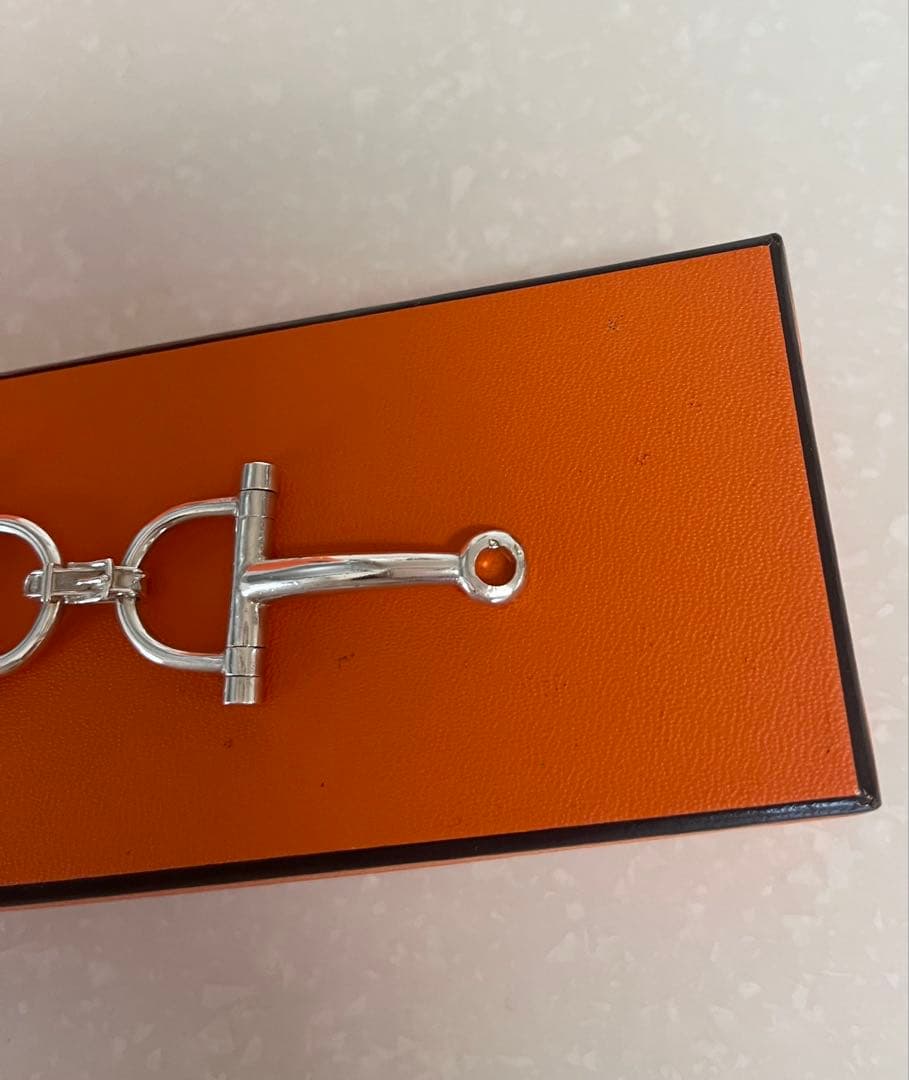 ♦︎HERMES♦︎モーデコースホースビット ブレスレット　SV ヴィンテージ