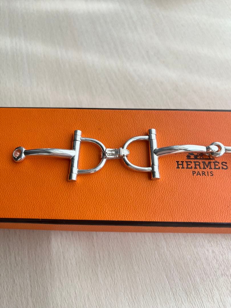 ♦︎HERMES♦︎モーデコースホースビット ブレスレット　SV ヴィンテージ