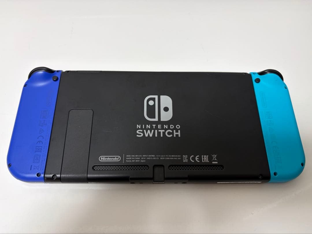 【動作確認済】Nintendo Switch 本体 青/水色 SD128GBつき