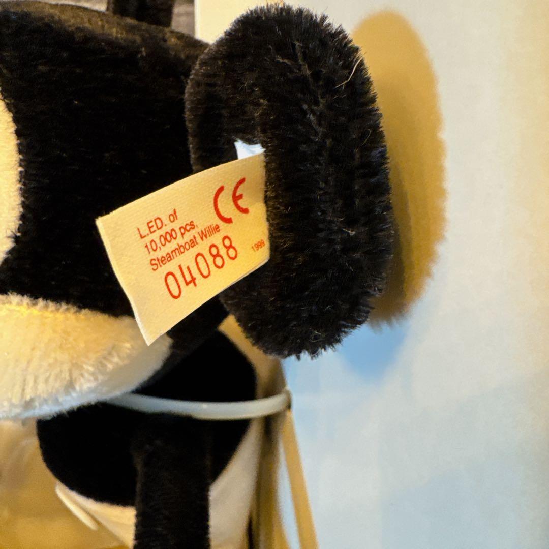 シュタイフ 蒸気船ウィリー ミッキーマウス 世界限定品