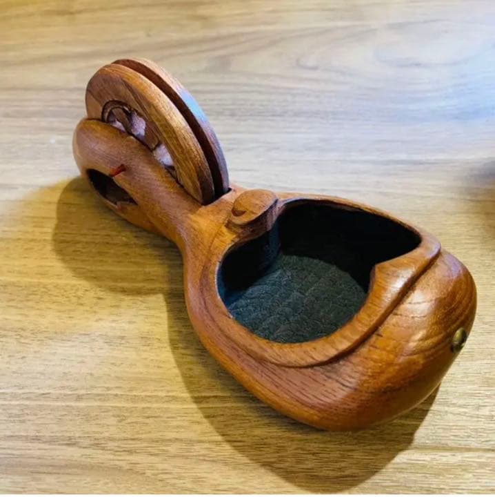 未使用 坪源 墨つぼ 墨壺 源氏坪 神代仕上 210mm 欅 宮大工 大工 神社