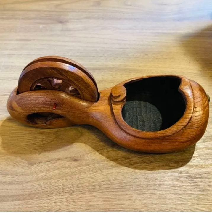 未使用 坪源 墨つぼ 墨壺 源氏坪 神代仕上 210mm 欅 宮大工 大工 神社