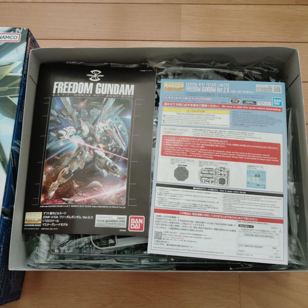 MGフリーダムガンダム　リアルタイプカラー