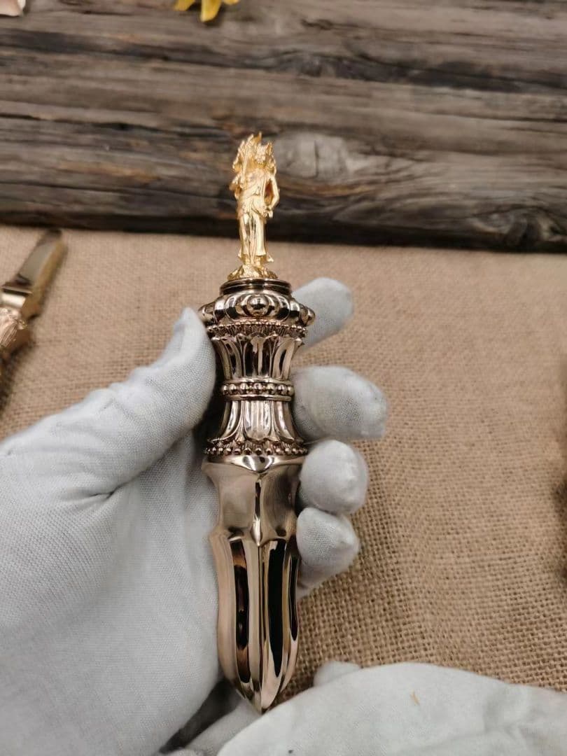 【修縁堂】密教法具 真言宗 不動明王内蔵版 四大明王杵 独鈷杵vajra22CM