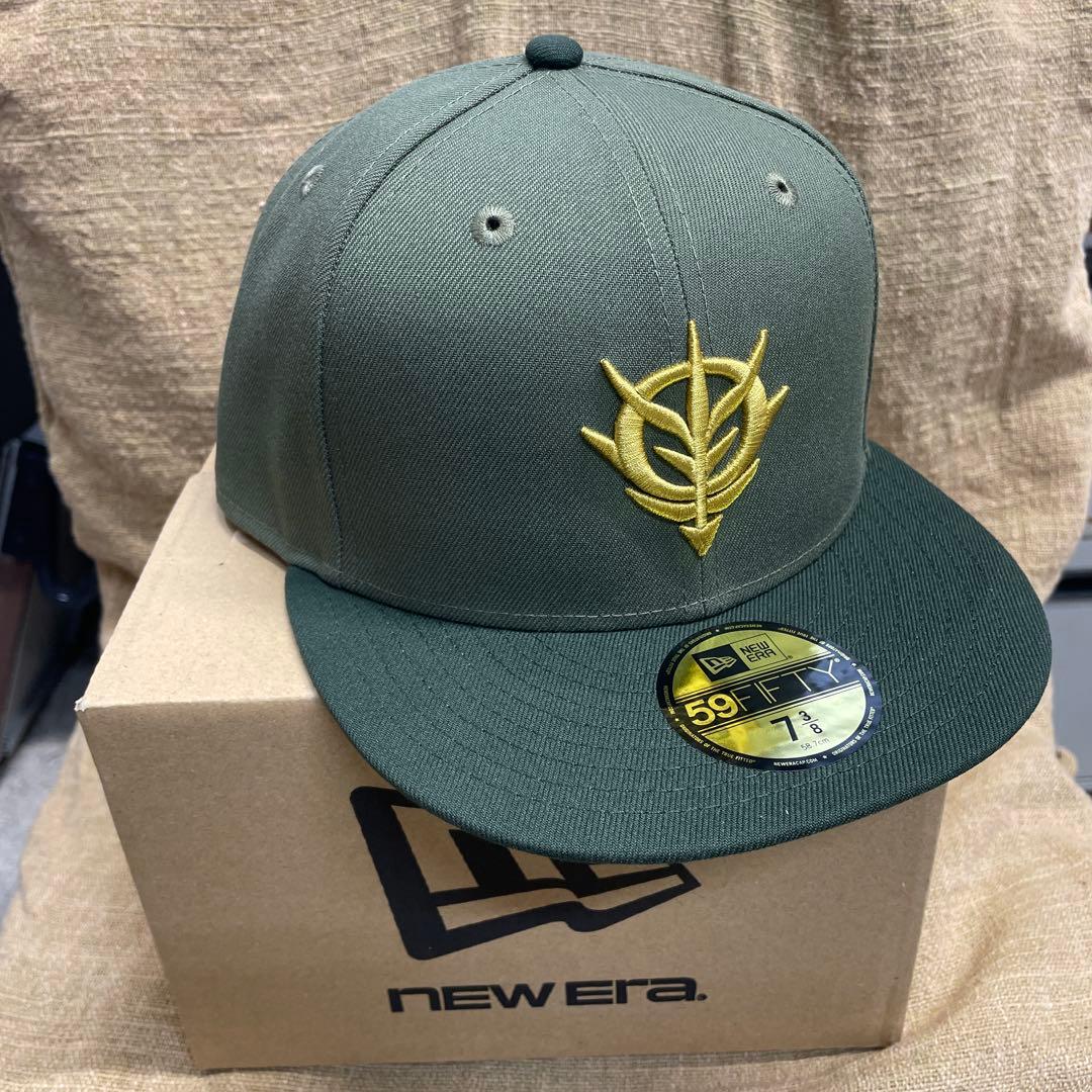 NEW ERA 59FIFTY オリーブキャップ 7 3/8 ガンダム　ジオン軍
