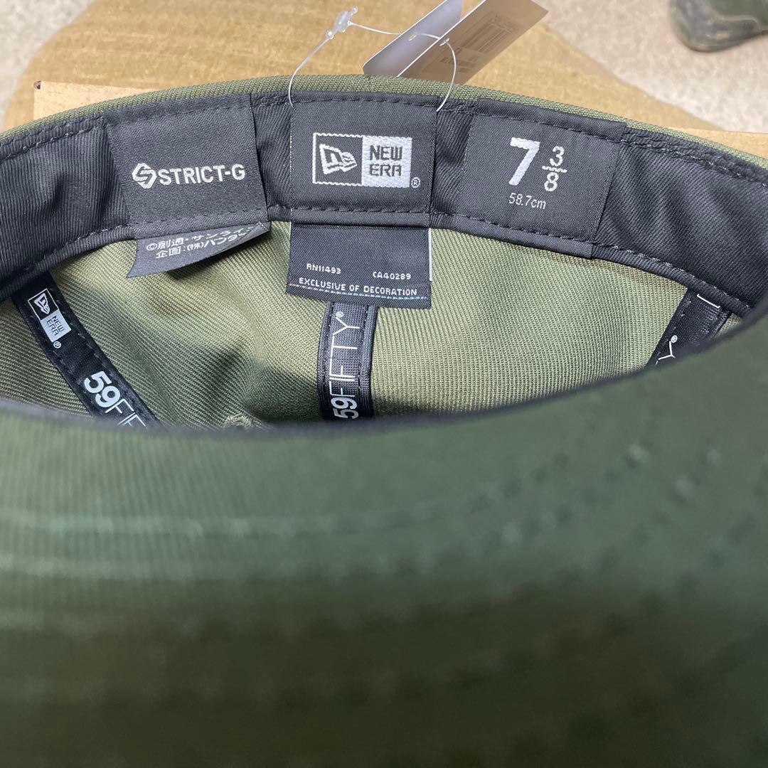 NEW ERA 59FIFTY オリーブキャップ 7 3/8 ガンダム　ジオン軍