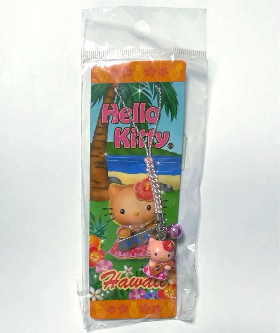 ハワイ 限定 ウクレレ ご当地キティ 日焼けキティ 根付け ストラップ 激レア
