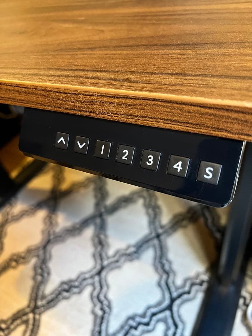 【渋谷区引き取り限定】　電動昇降デスク　幅120 スタンディング　2段式天板