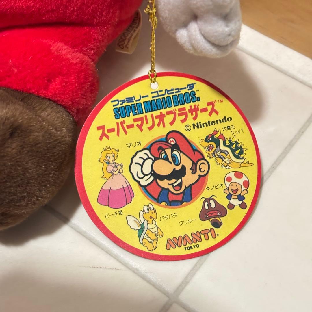 【新品未使用】AVANTI製　スーパーマリオ　ぬいぐるみ　タグ付き