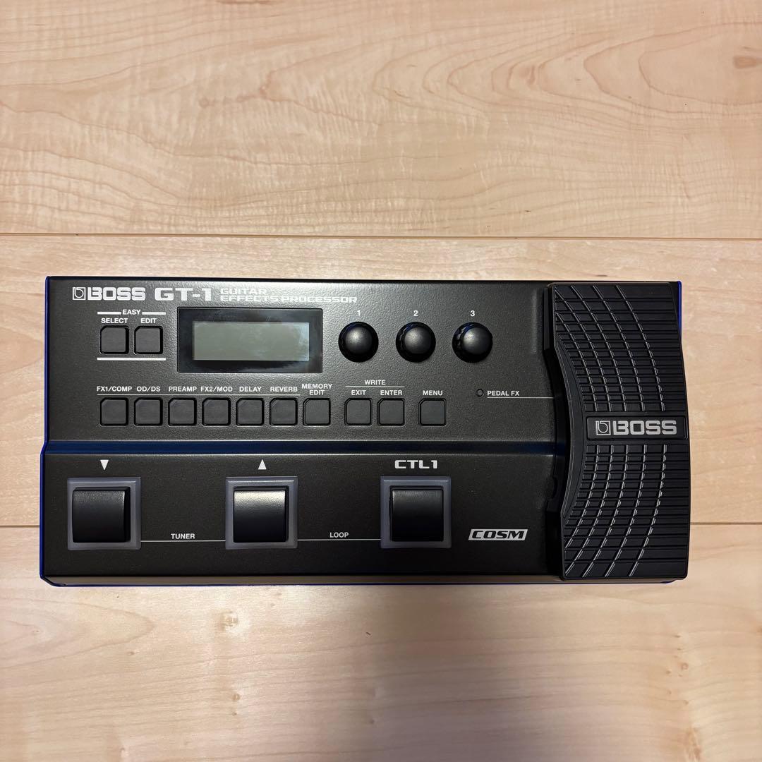 BOSS GT-1 ギターエフェクター＆ギターベースケーブル＆教科書付