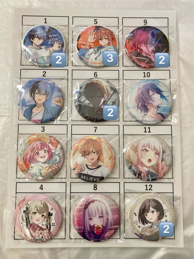 プロセカ　缶バッジ