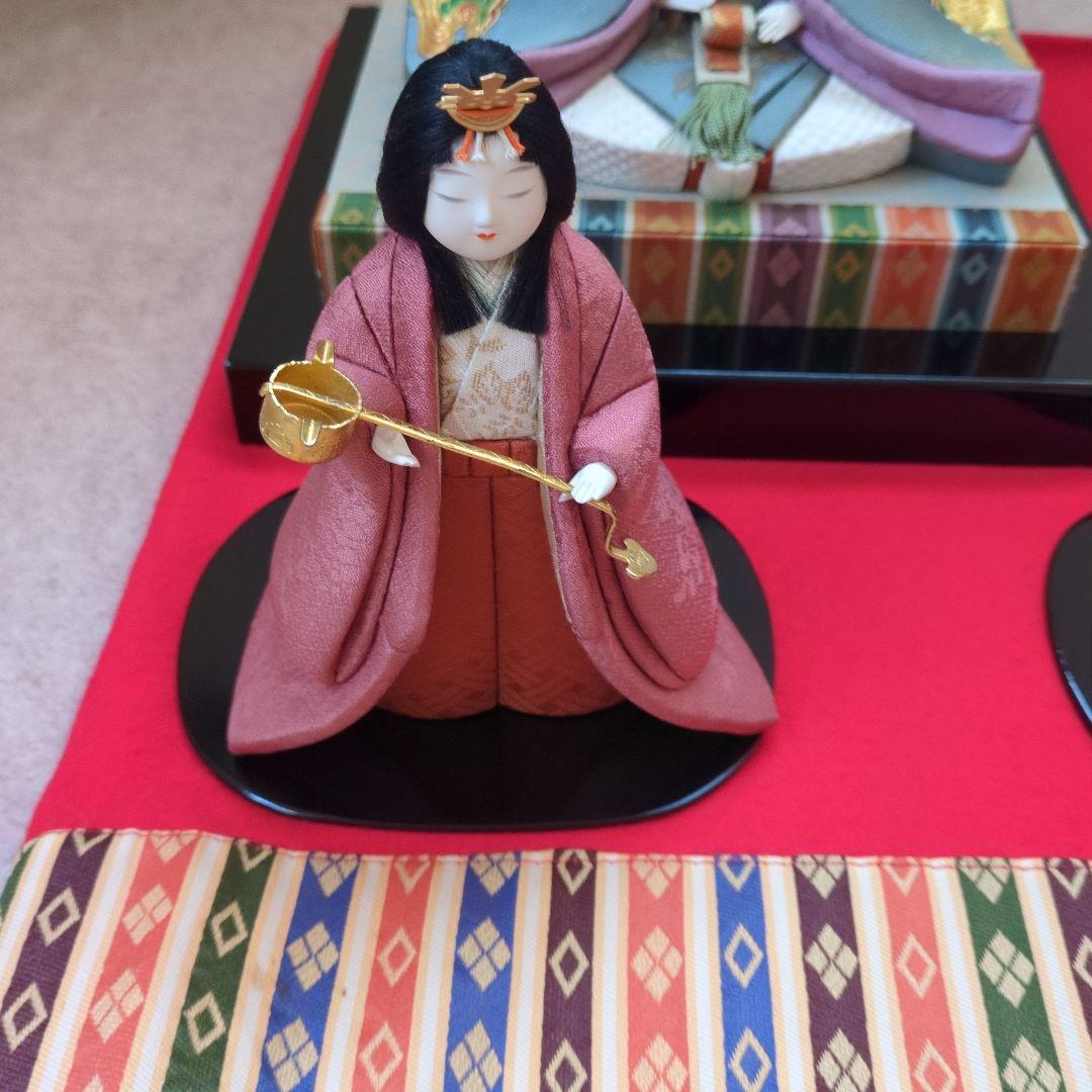 myg52 伝統的な木目込みひな人形 5体セット