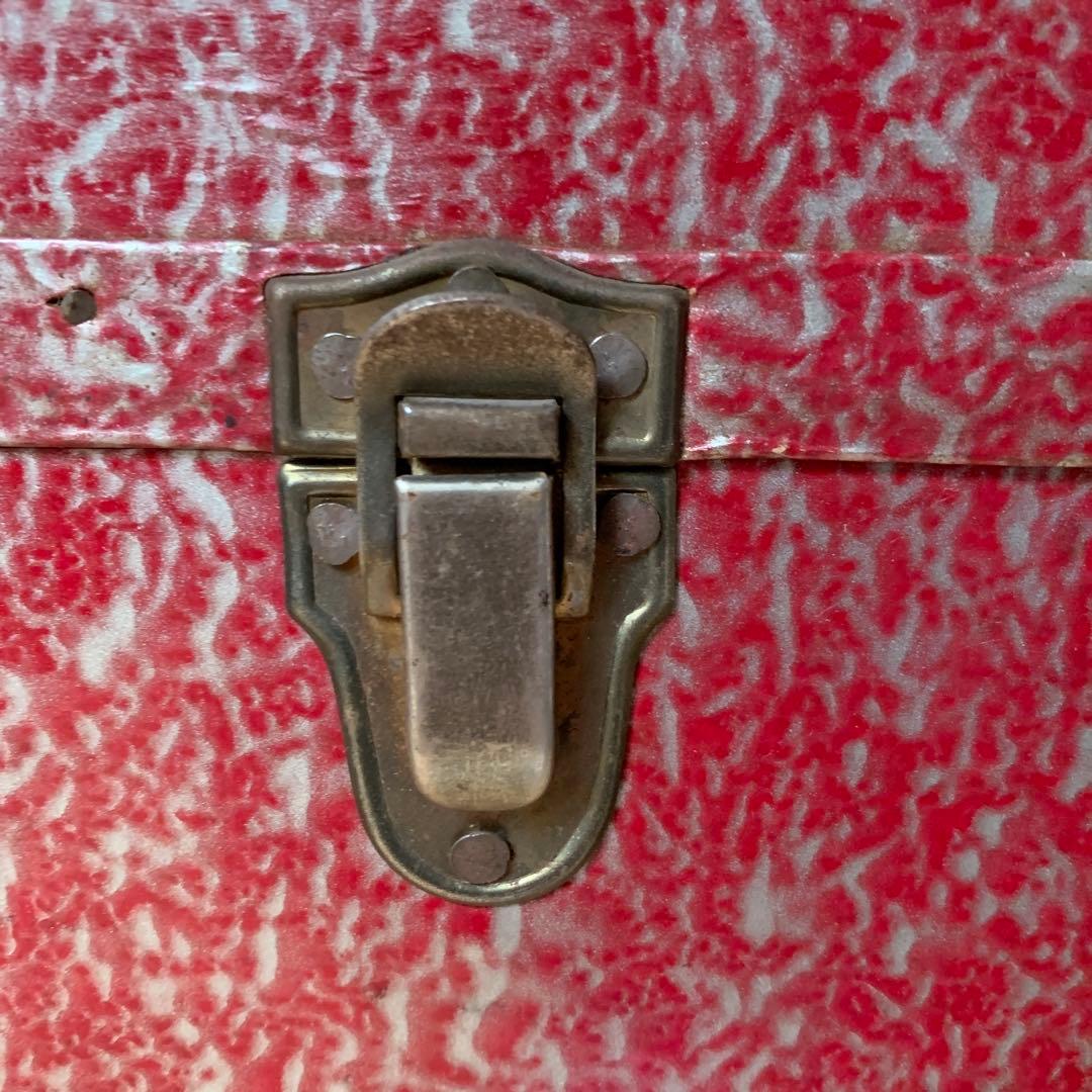 アンティーク BOX 箱 収納 衣装入 2段