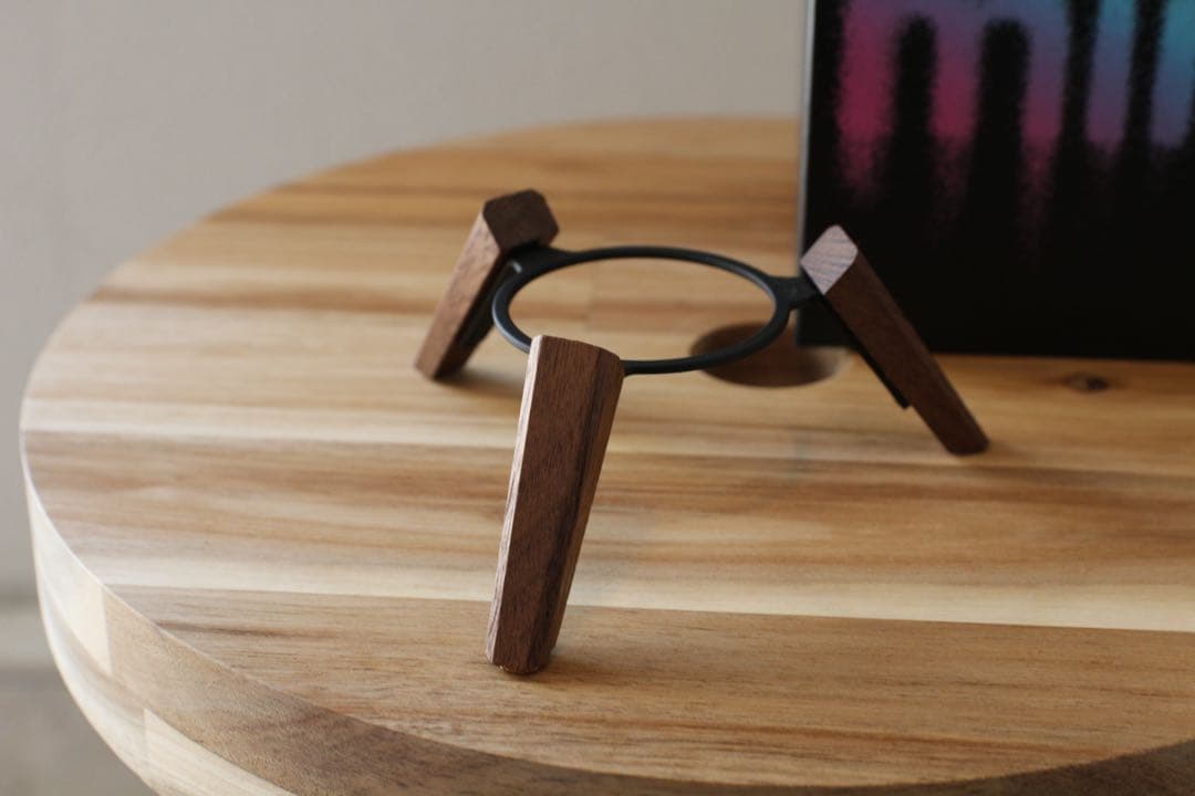 Apple Pod mini ブラック＋木製スタンド付き