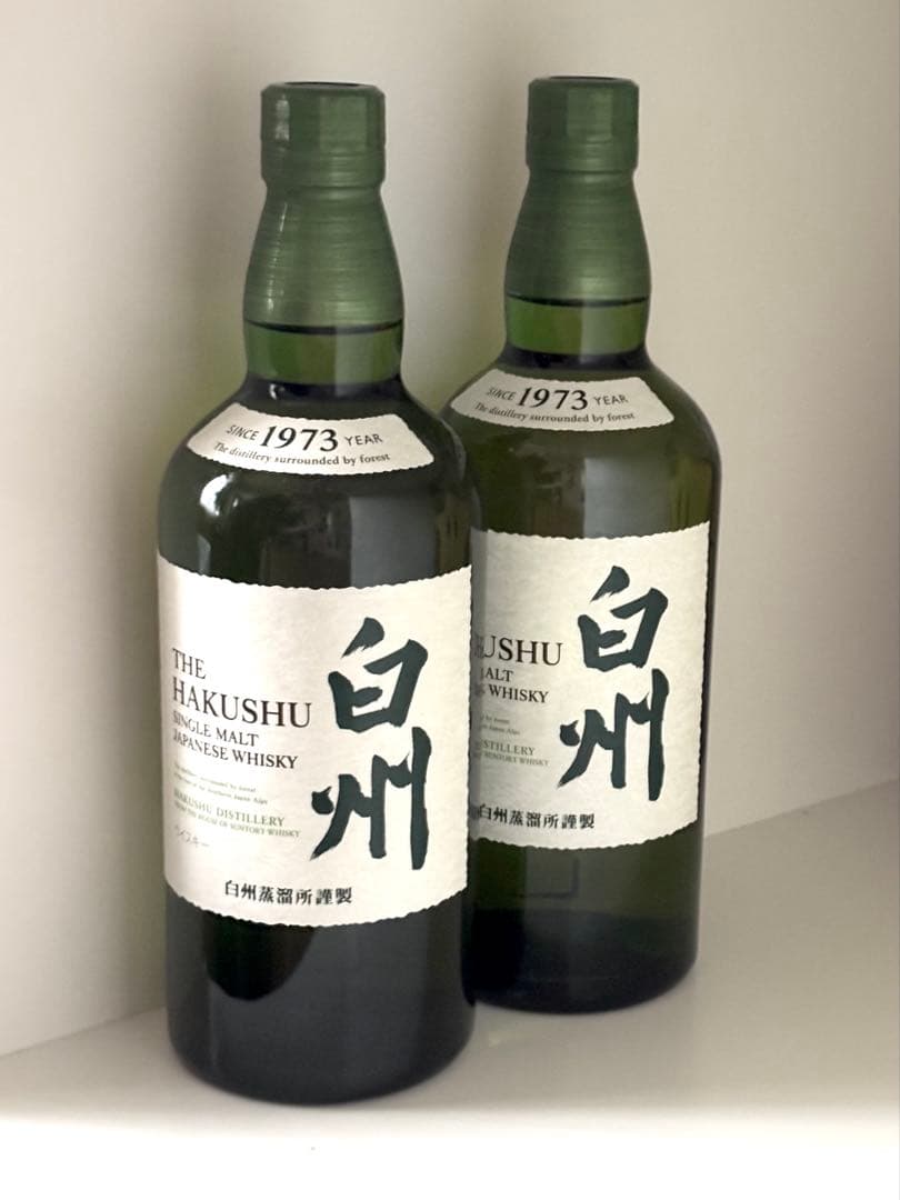センチャン　6本　サントリー 白州 シングルモルトウイスキー