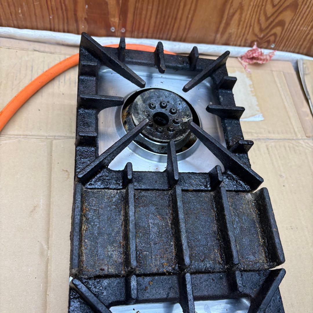 ①山岡金属 LPガス 卓上2口コンロ SK-55G ？200×510×150